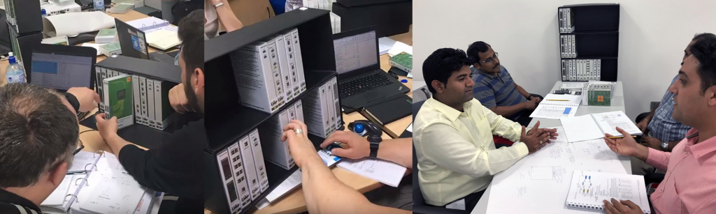 Trainees using WhizzieKit on OTT's optical networking course