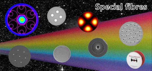Special optical fibre types